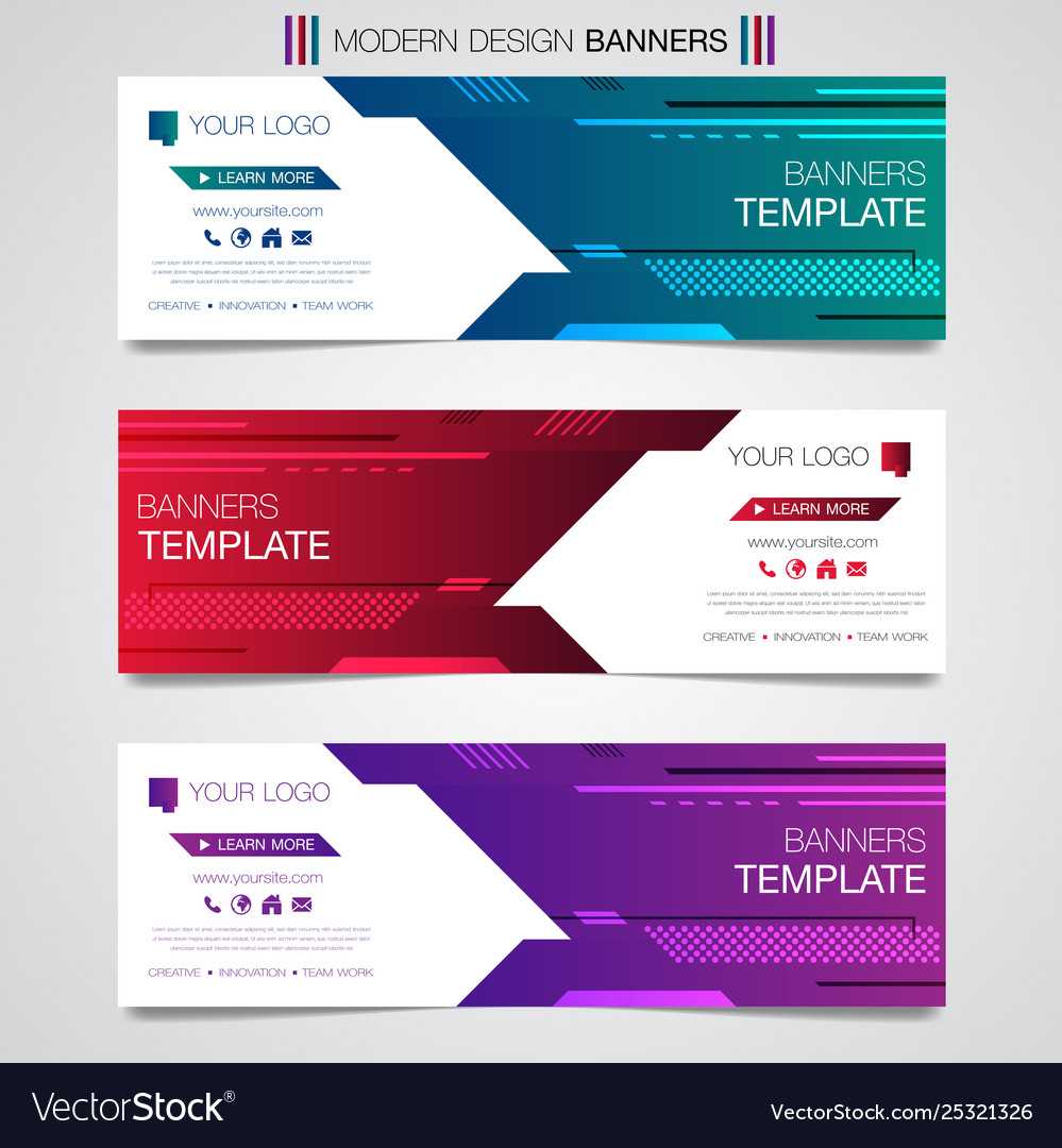 Printabstract Horizontal Business Banner Template With Regard To Product Banner Template