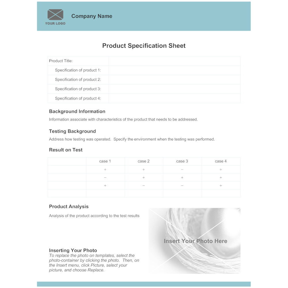 Product Data Sheet Template – Dalep.midnightpig.co With Datasheet Template Word