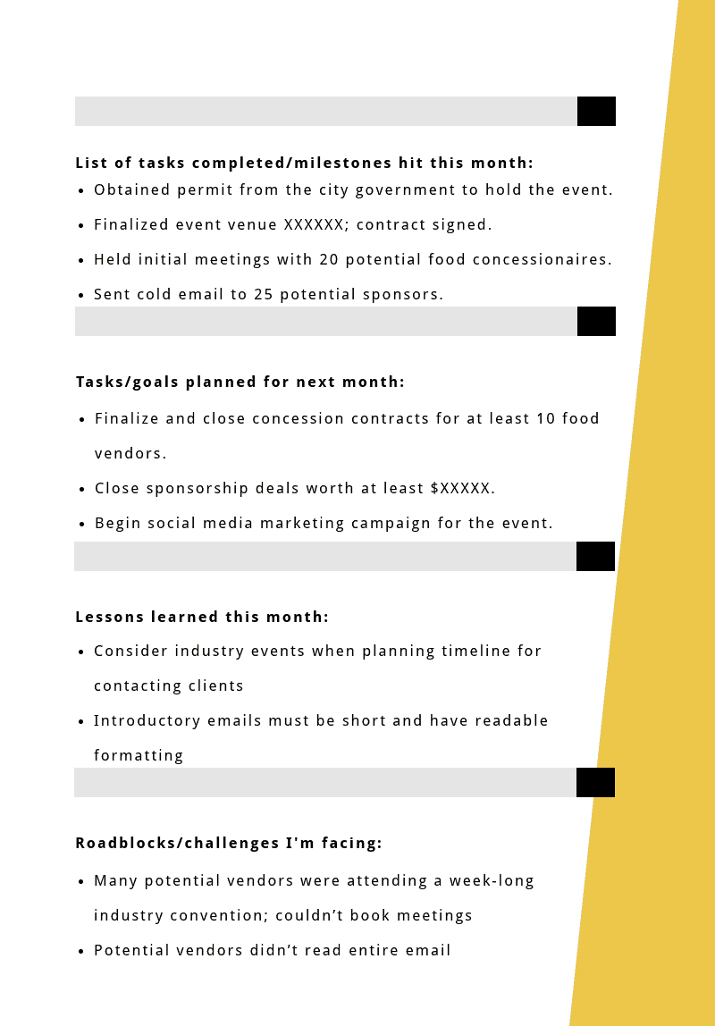 Progress Report: How To Write, Structure And Make It With Regard To Research Project Progress Report Template