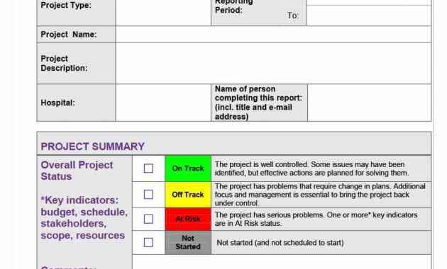 Project Status Sheet - Calep.midnightpig.co intended for Project Status Report Template Excel Download Filetype Xls