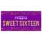 Purple Birthday Banner – Calep.midnightpig.co Intended For Sweet 16 Banner Template