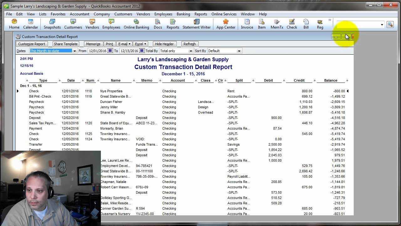 Quickbooks Help – How To Create A Check Register Report In Quickbooks With Regard To Quick Book Reports Templates