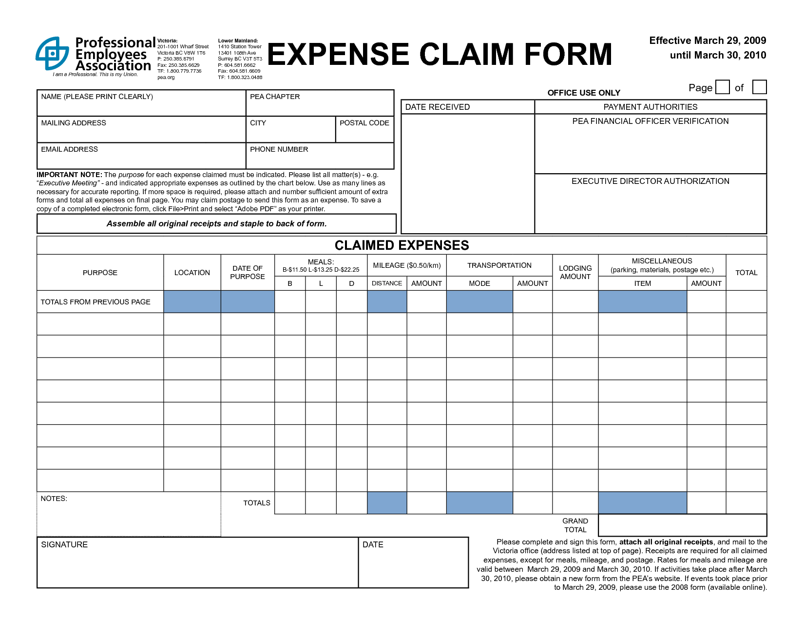 Reimbursement Form And Templates For Your Inspirations For Reimbursement Form Template Word