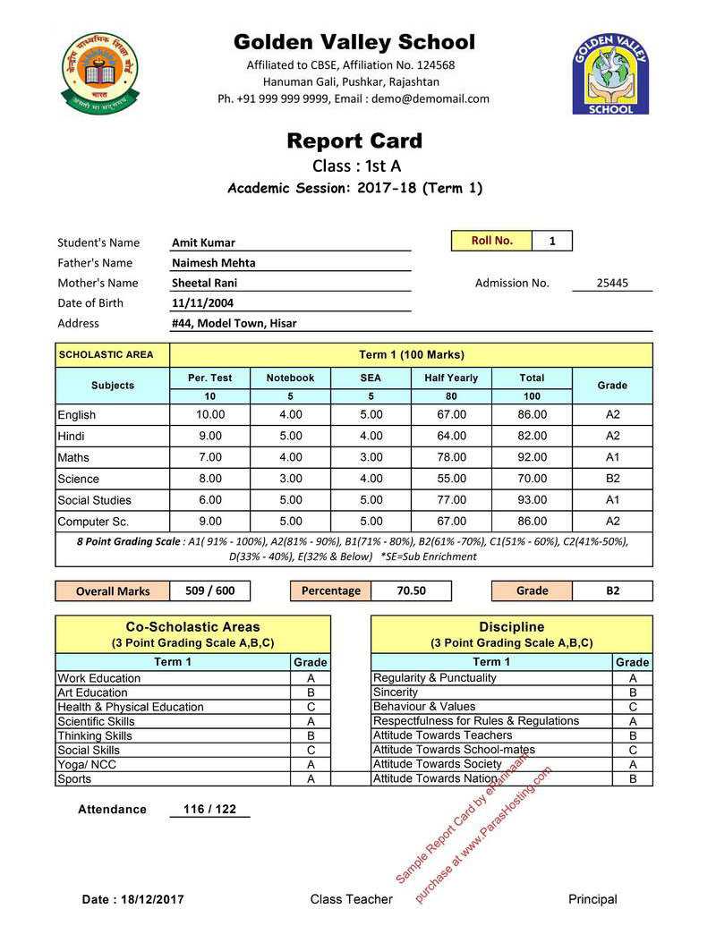 Report Card Format – Dalep.midnightpig.co Pertaining To Kindergarten Report Card Template