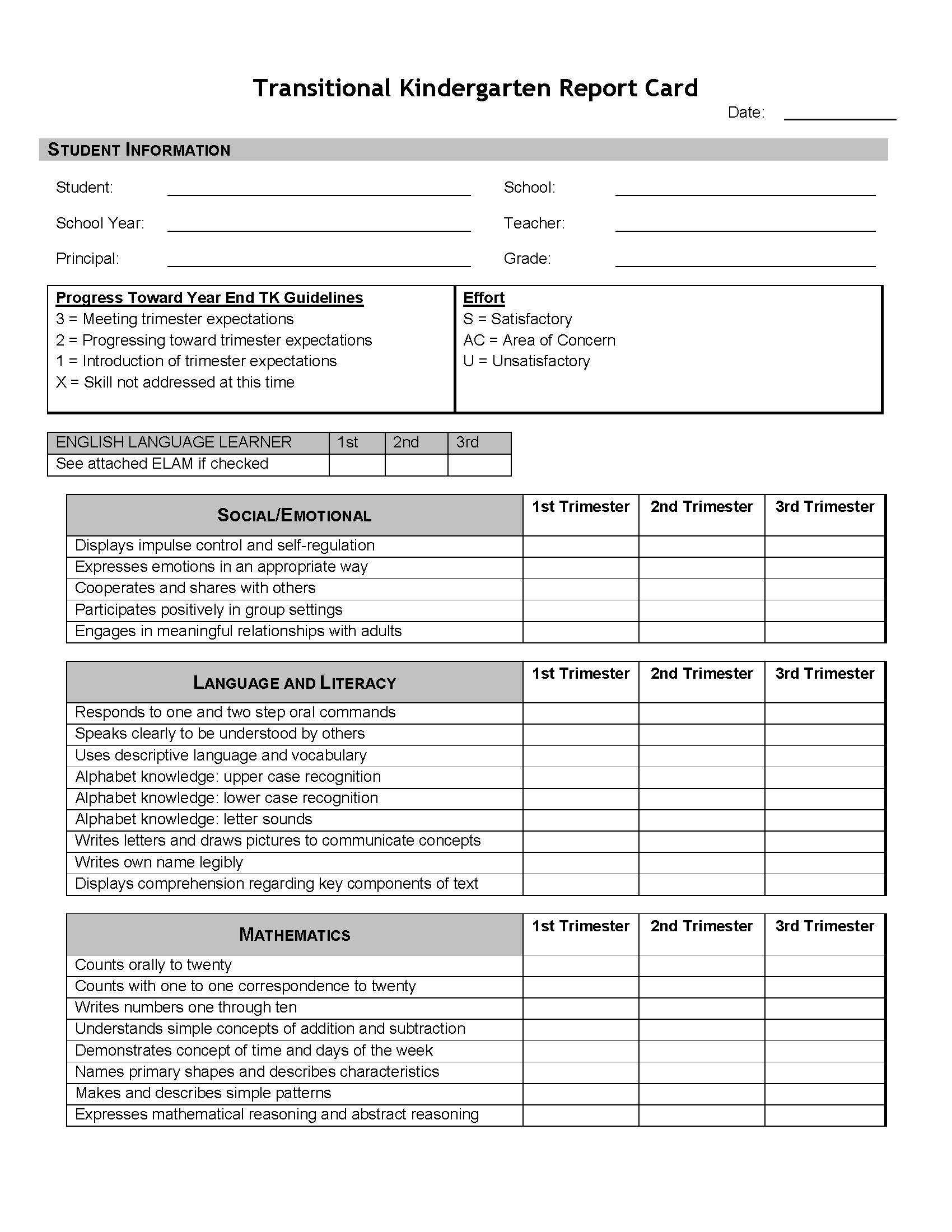 Report Card Sample – Calep.midnightpig.co In Middle School Report Card Template