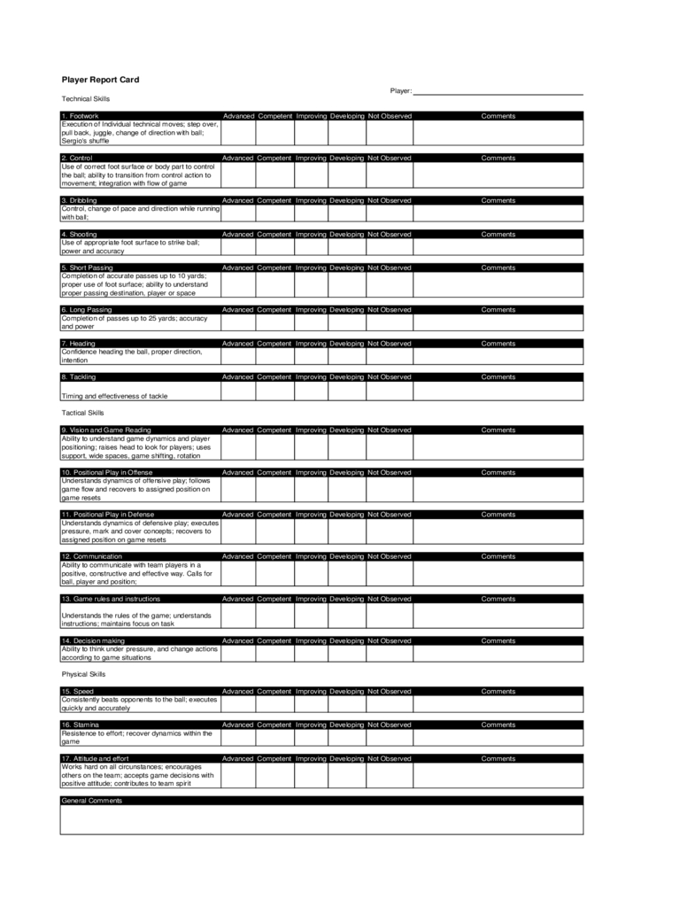 Report Card Template – 3 Free Templates In Pdf, Word, Excel Pertaining To Character Report Card Template