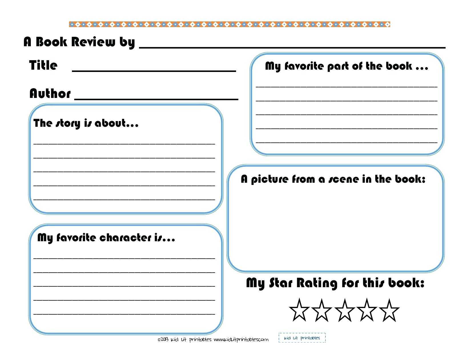 Report Writing Template Free – Calep.midnightpig.co With Regard To Sandwich Book Report Printable Template