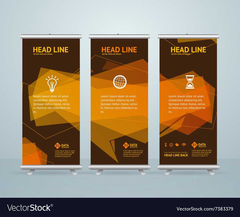 Roll Up Banner Stand Design Template Within Retractable Banner Design Templates