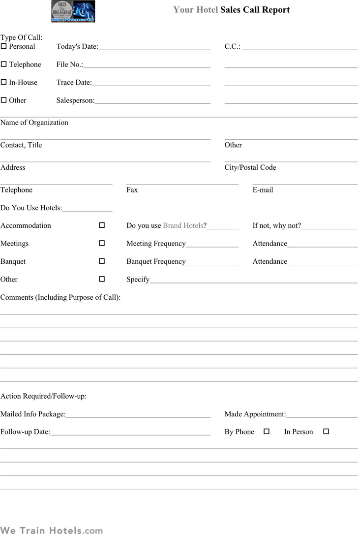Sales Call Report Templates – Word Excel Fomats Regarding Sales Call Report Template Free
