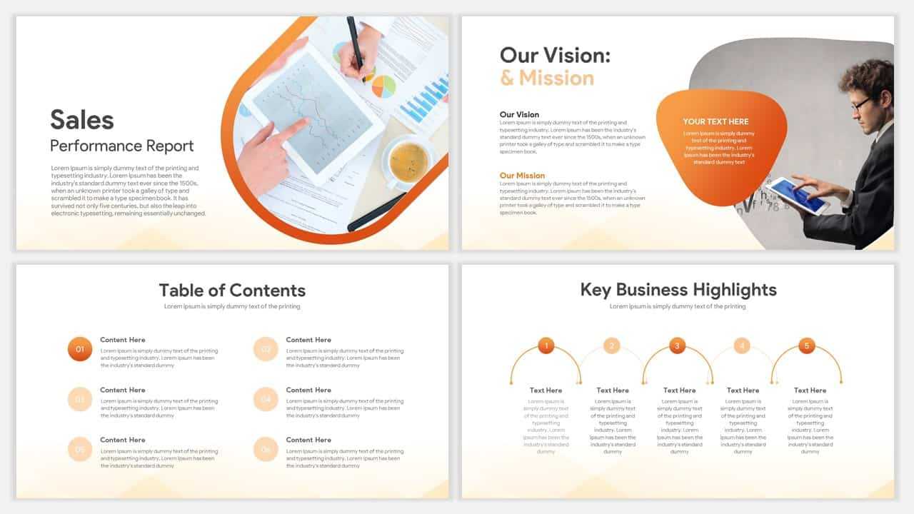 Sales Report Template For Powerpoint Presentations | Slidebazaar Regarding Sales Report Template Powerpoint