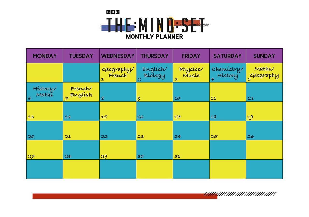 Sample Revision Timetable – Dalep.midnightpig.co Pertaining To Blank Revision Timetable Template