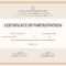 Samples Of Certificates Of Participation – Dalep.midnightpig.co For Certificate Of Participation Template Word