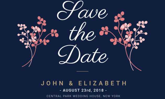 Save The Date - Banner Template within Save The Date Banner Template