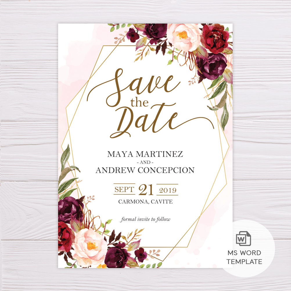 Save The Date Templates – Dalep.midnightpig.co Intended For Save The Date Template Word