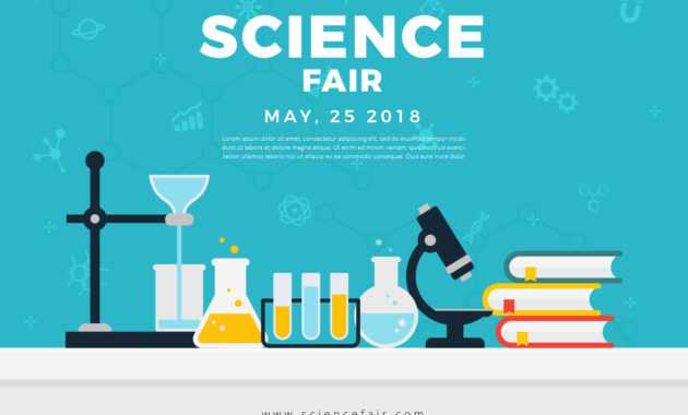 Science Fair Poster Banner - Download Free Vectors, Clipart inside Science Fair Banner Template