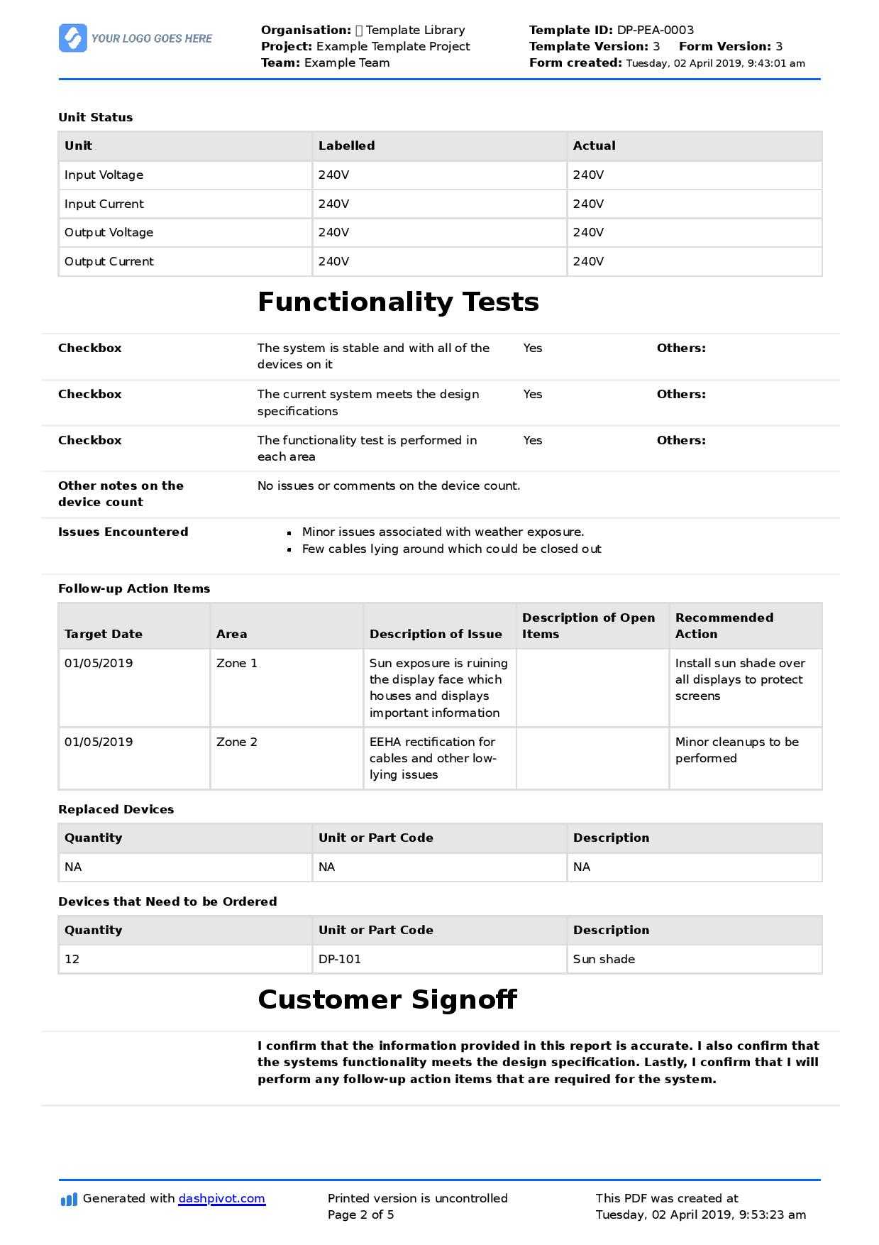 Service Report Template Excel – Calep.midnightpig.co Intended For Icu Report Template