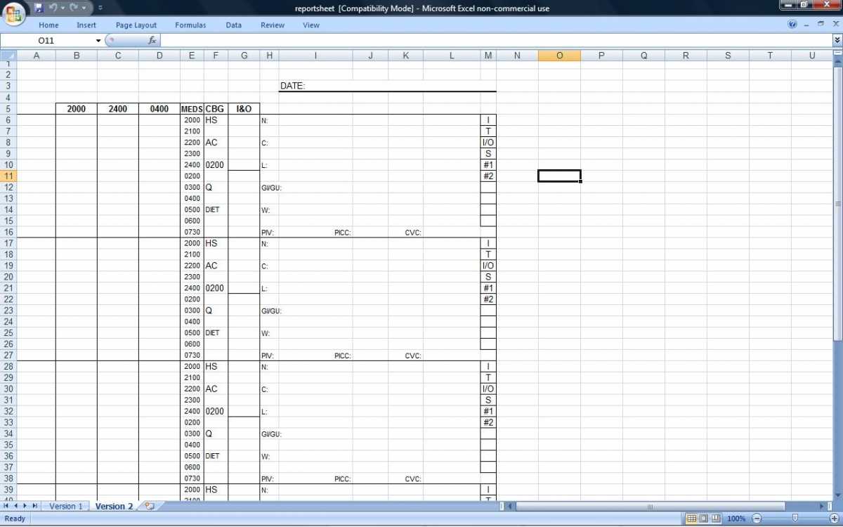 Share Your "brain" Sheet – Cardiac Nursing – Allnurses For Charge Nurse Report Sheet Template