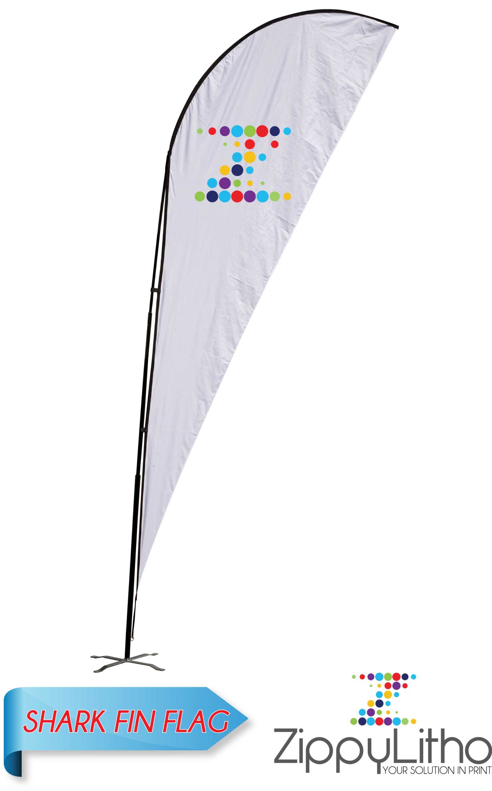 Shark Fin Flag | Zippy Litho Throughout Sharkfin Banner Template