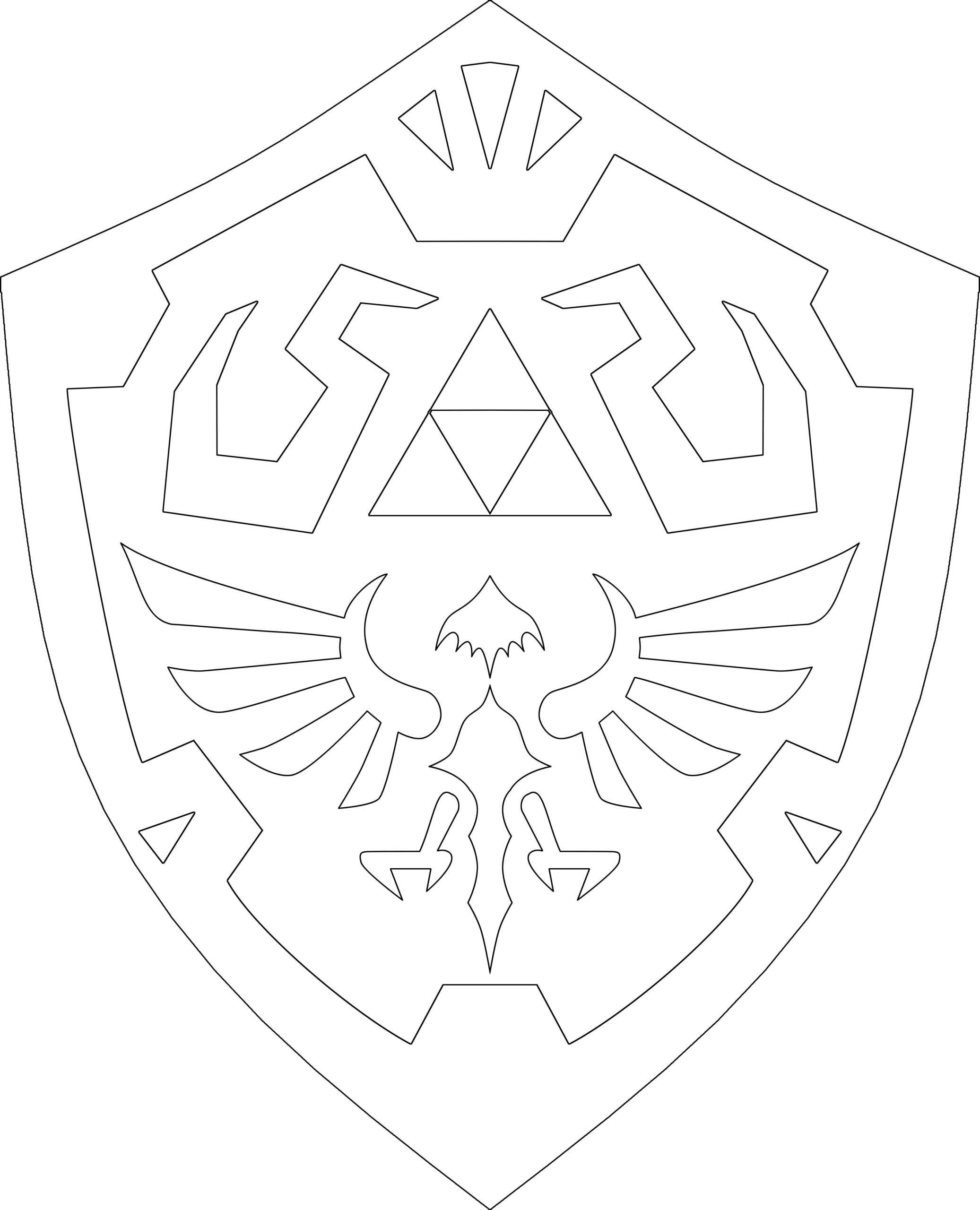 Shield Drawing Template At Paintingvalley | Explore In Blank Shield Template Printable