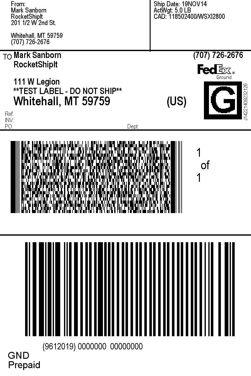 Shipping Label Format - Dalep.midnightpig.co With Fedex Label Template Word