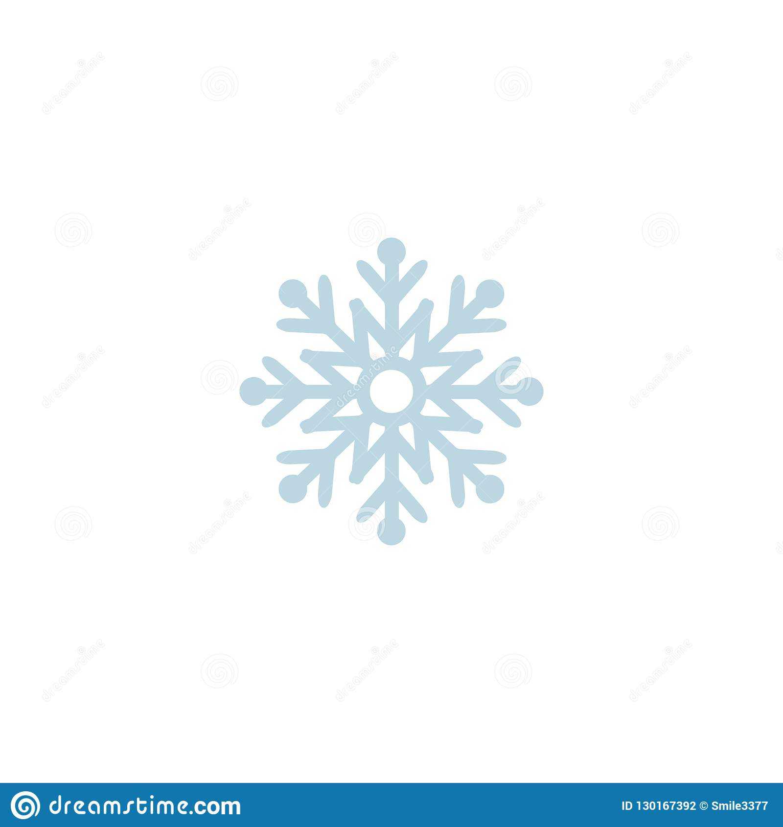 Snowflake Icon. Template Christmas Snowflake On Blank Regarding Blank Snowflake Template