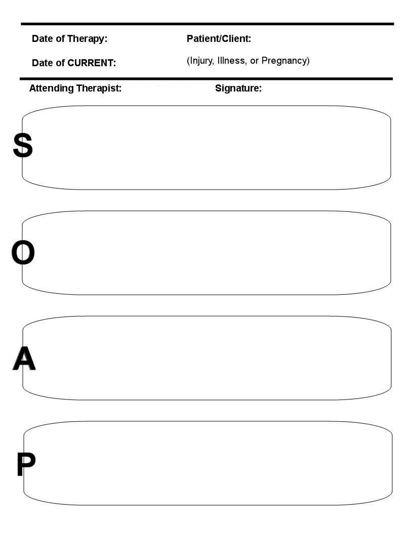 Soap Note Template. Soap Note Template 10 Download Free Within Soap Note Template Word