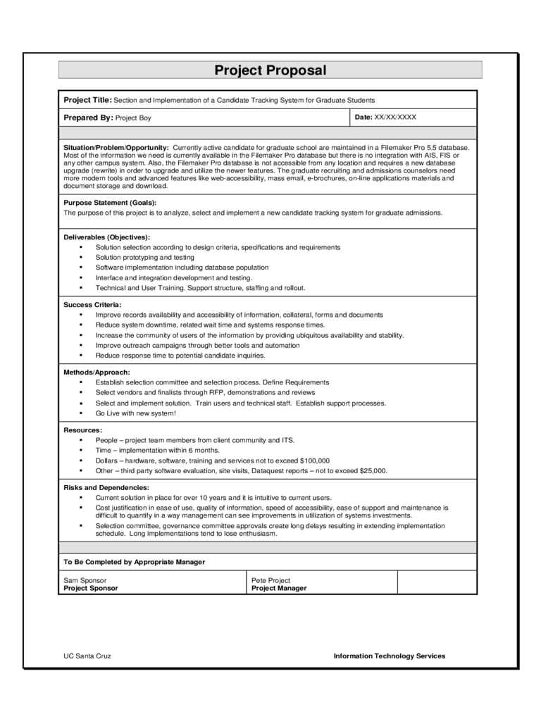 Software Design Proposal Example – Yeppe For Software Project Proposal Template Word