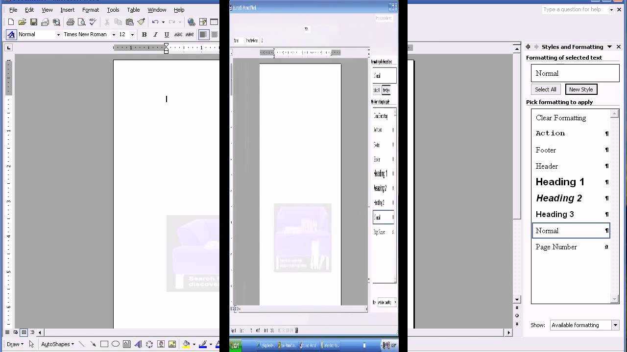 Stylizing Ms Word For Screenplay Format Part 1 Regarding Microsoft Word Screenplay Template