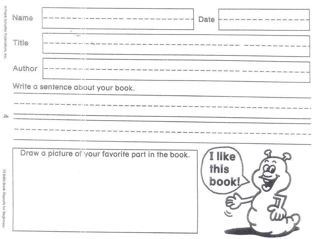 Summer Book Report – Mrs. Kozlowski's First Grade Inside Book Report Template Grade 1