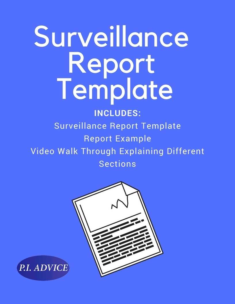 Surveillance Report Template Regarding Private Investigator Surveillance Report Template