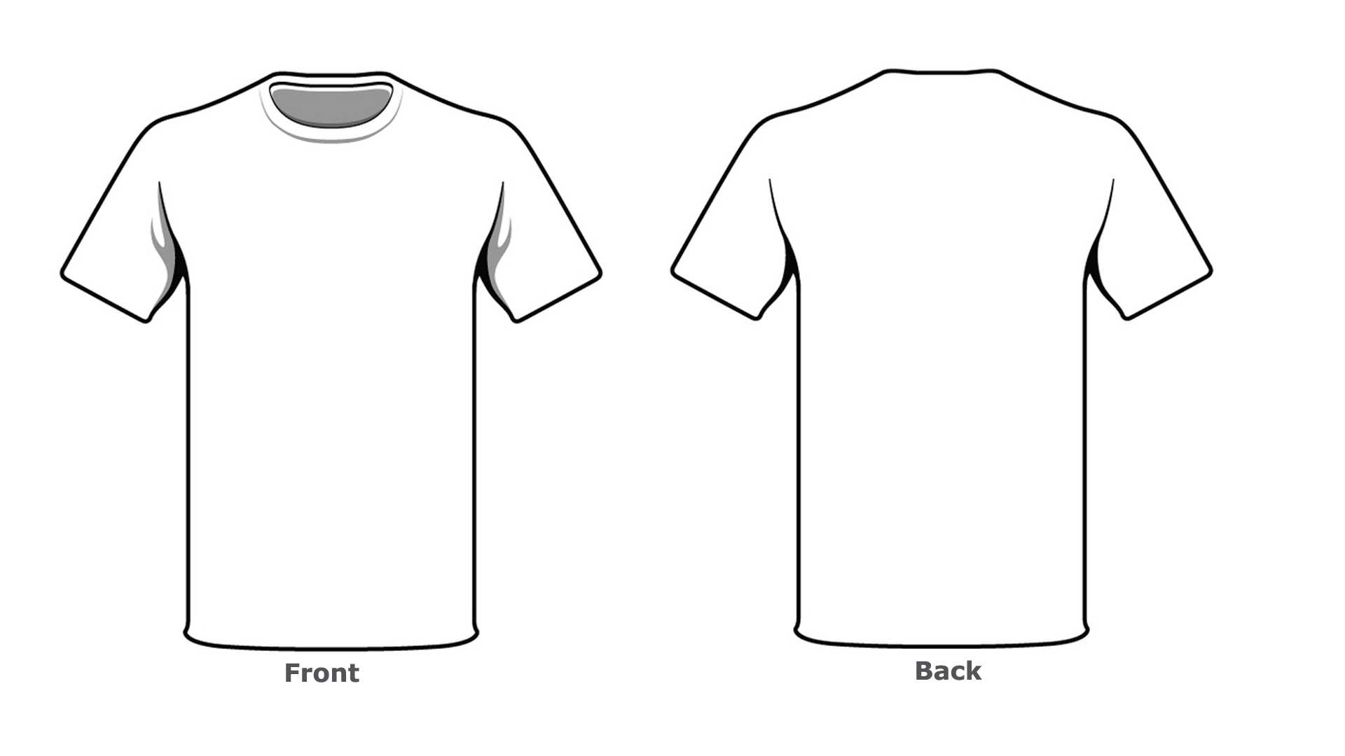 T Shirt Outline Worksheet | Printable Worksheets And In Blank Tshirt Template Printable