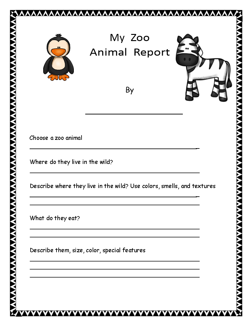 Télécharger Gratuit Animal Report Example With Regard To Animal Report Template