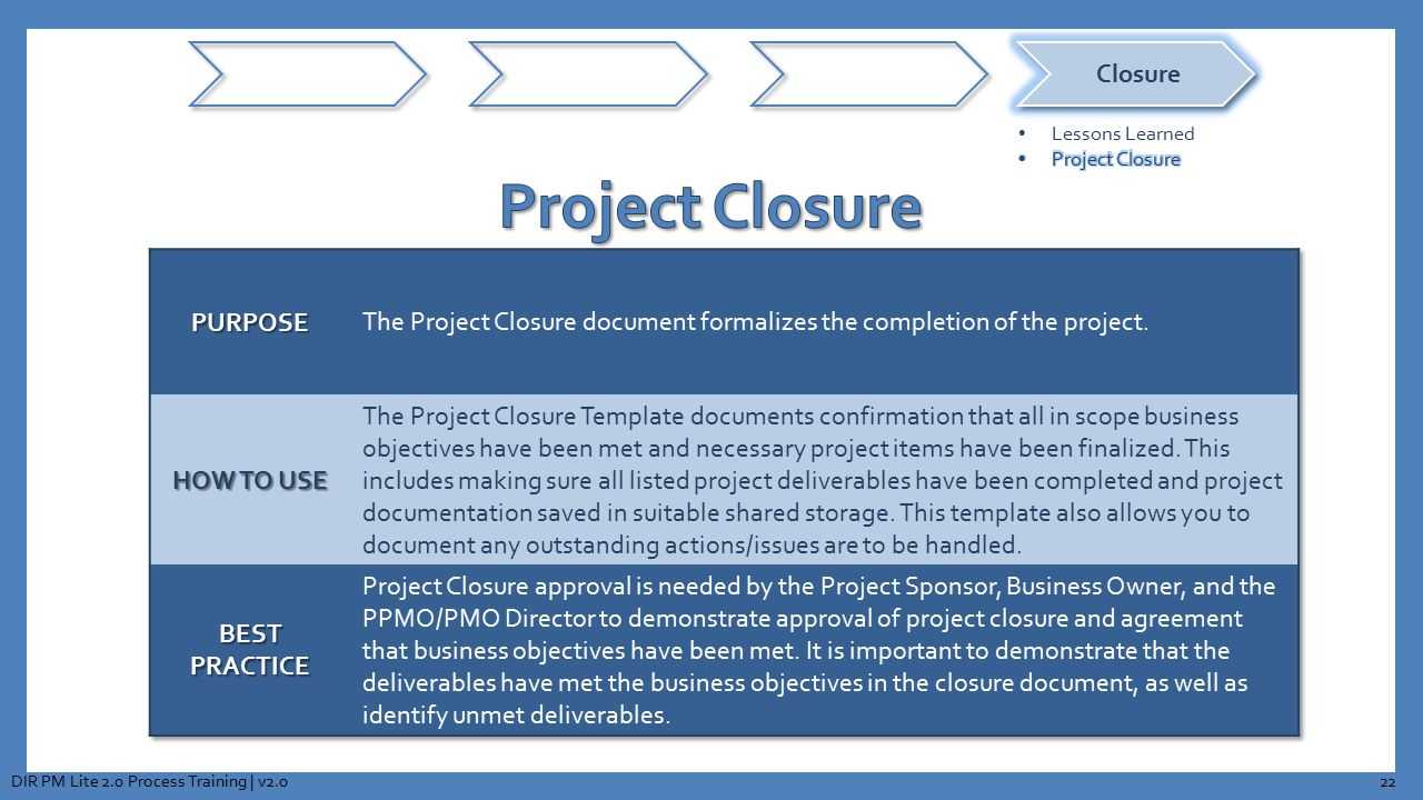 Texas Department Of Information Resources Presents – Ppt Pertaining To Project Closure Report Template Ppt
