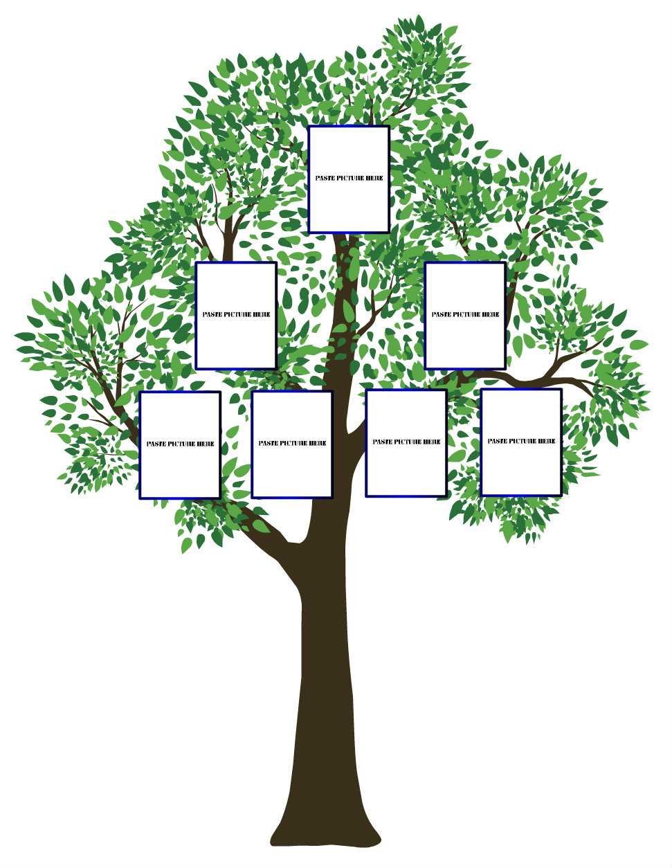 Three Generation Family Tree Templates Images – Clip Art Library With Blank Family Tree Template 3 Generations