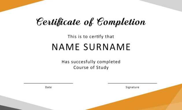 Training Certificate Template Free Download - Calep within Training Certificate Template Word Format