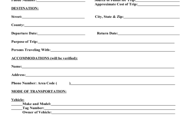 Travel Form Template - Dalep.midnightpig.co in Travel Request Form Template Word