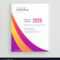 Trendy Colorful Brochure Annual Report Template Intended For Mi Report Template