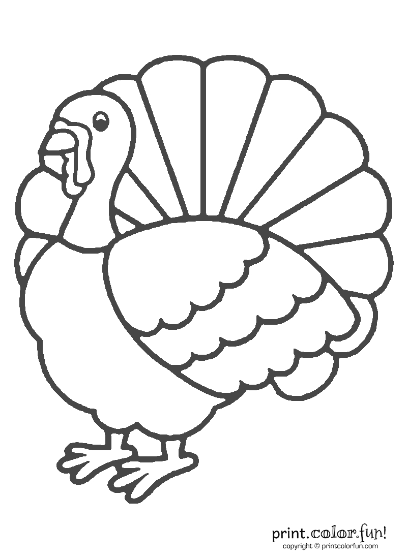 Turkey Clipart Template With Regard To Blank Turkey Template