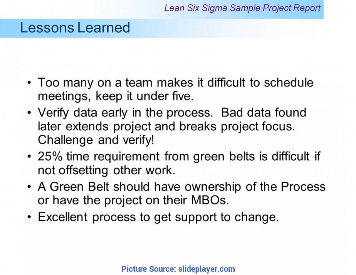 Unusual Project Closure Lessons Learned Examples Example In Project Closure Report Template Ppt