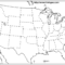 Us States Blank Map (48 States) Regarding United States Map Template Blank