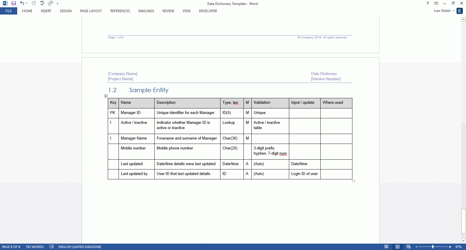 Use Case Template (Ms Word+Visio) | Templates, Forms Within Business Rules Template Word