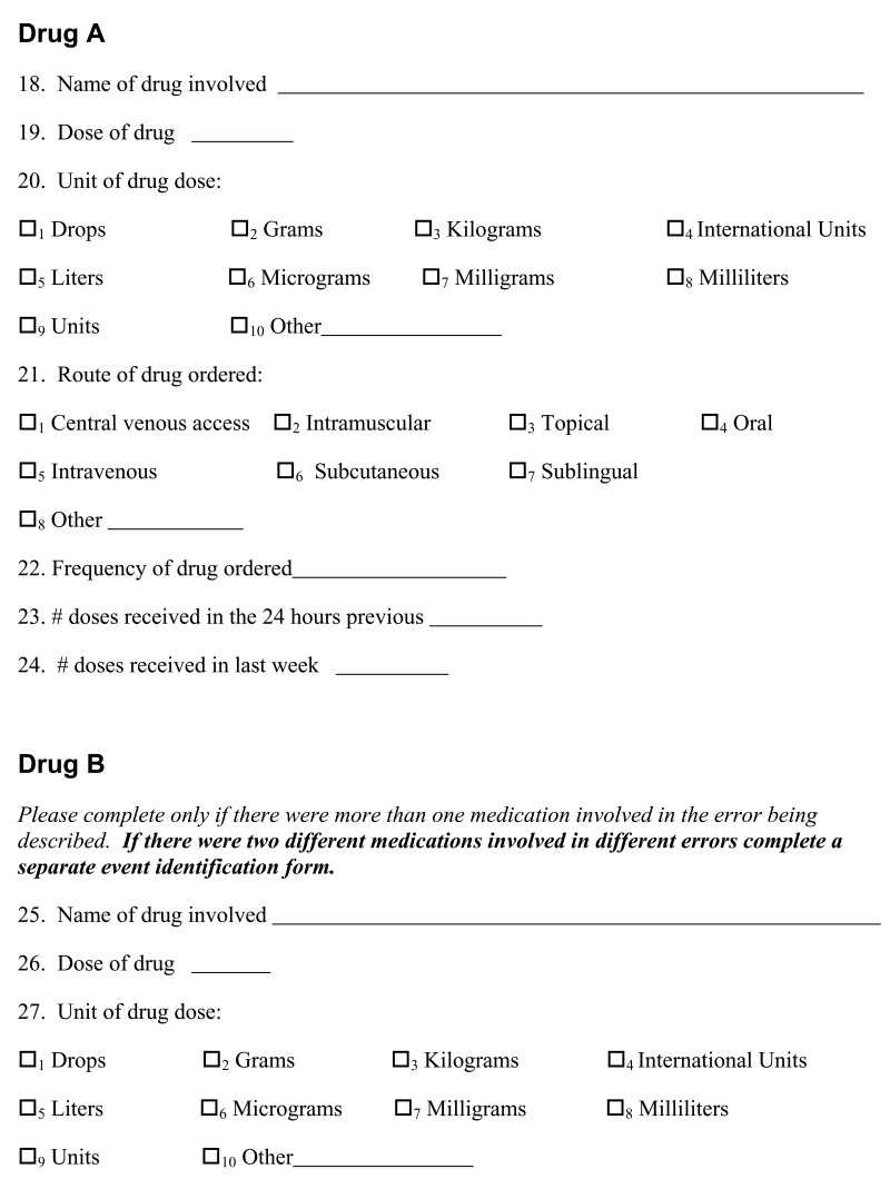 Using Home Visits To Understand Medication Errors In In Medication Incident Report Form Template