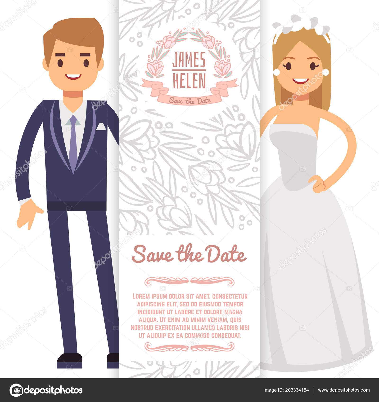 Vector Wedding Banner Template. Decorative Flyer With Bride Intended For Bride To Be Banner Template