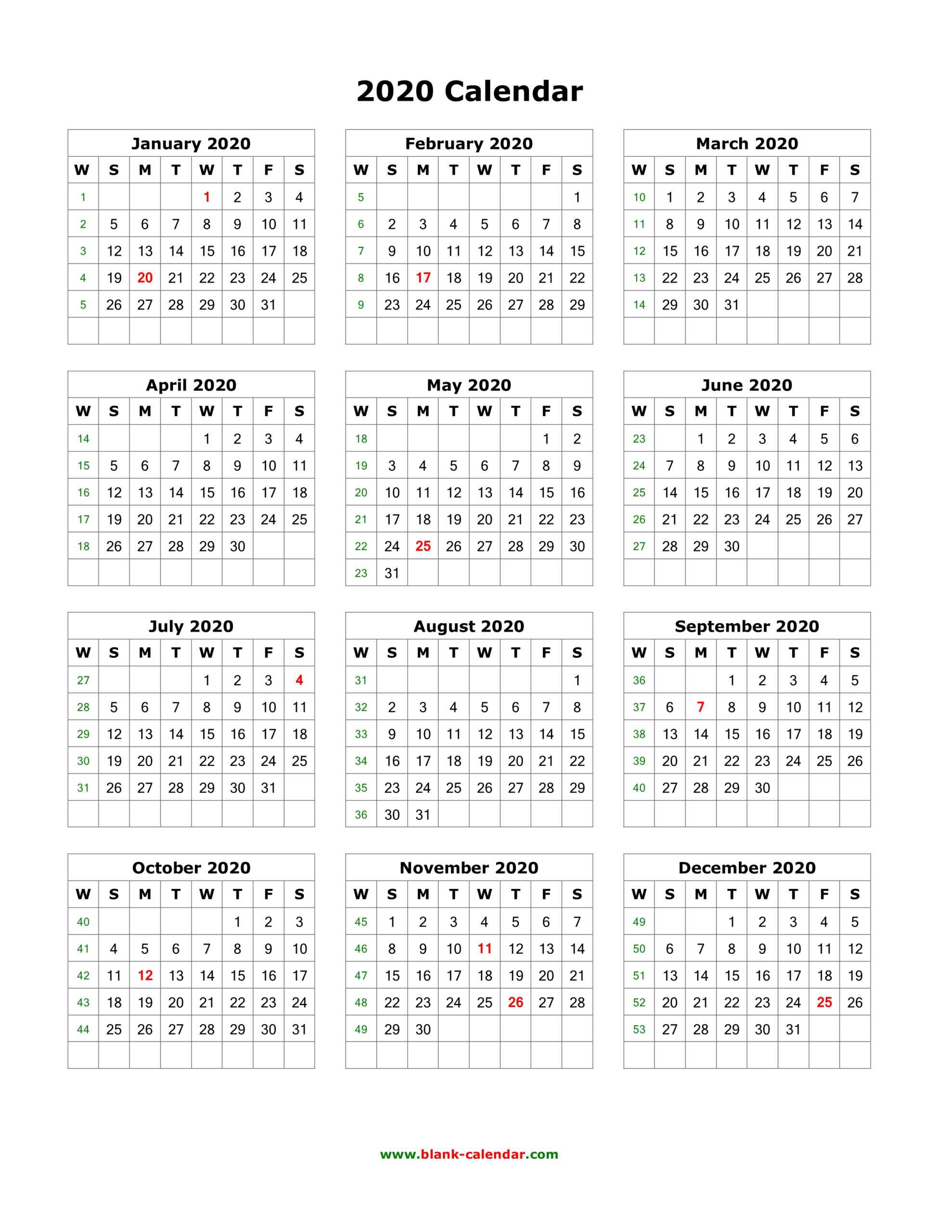 Vertical Printable Calendar 2020 – Calep.midnightpig.co With Regard To Blank One Month Calendar Template