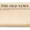 Vintage Newspaper Template. Folded Cover Page Of A News Magazine With Regard To Blank Old Newspaper Template