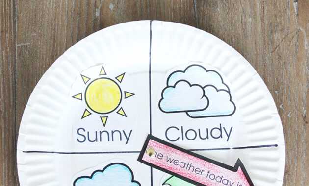 Weather Chart Kid Craft - The Crafting Chicks intended for Kids Weather Report Template