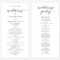 Wedding Party Program – Dalep.midnightpig.co Throughout Free Printable Wedding Program Templates Word