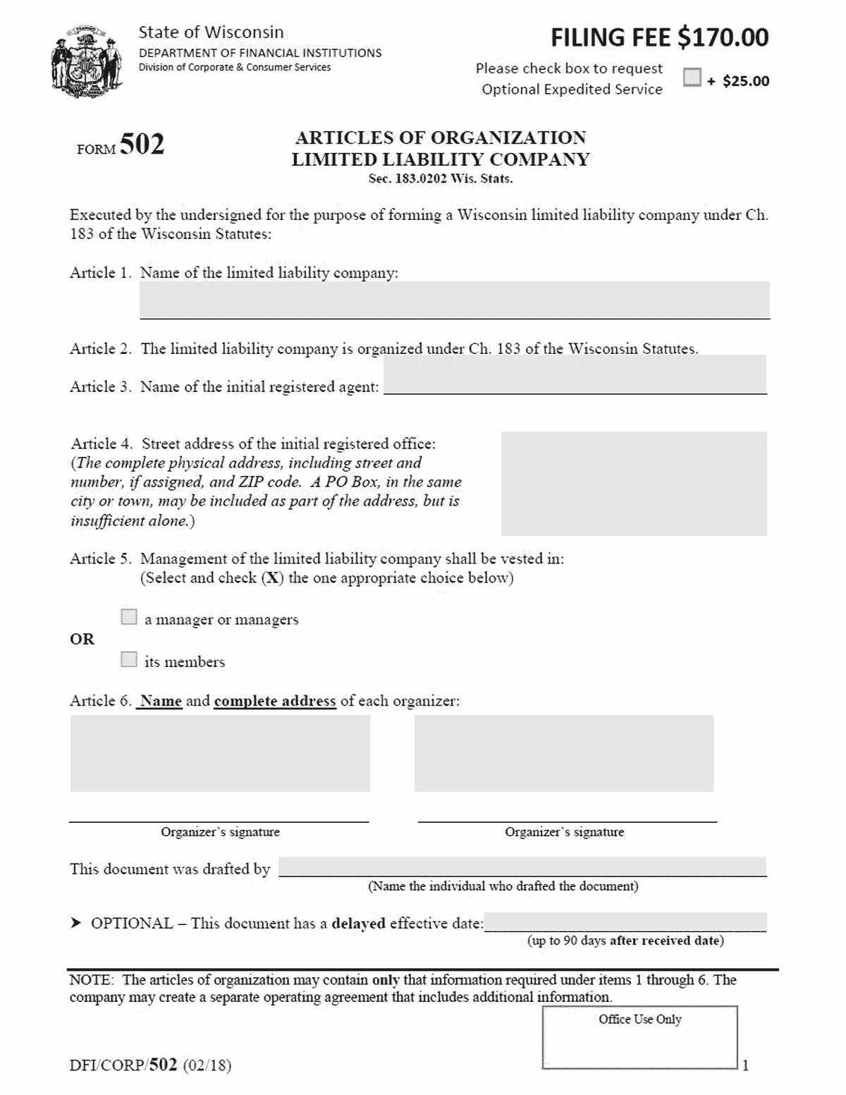 Wisconsin Llc – How To Form An Llc In Wisconsin With Llc Annual Report Template