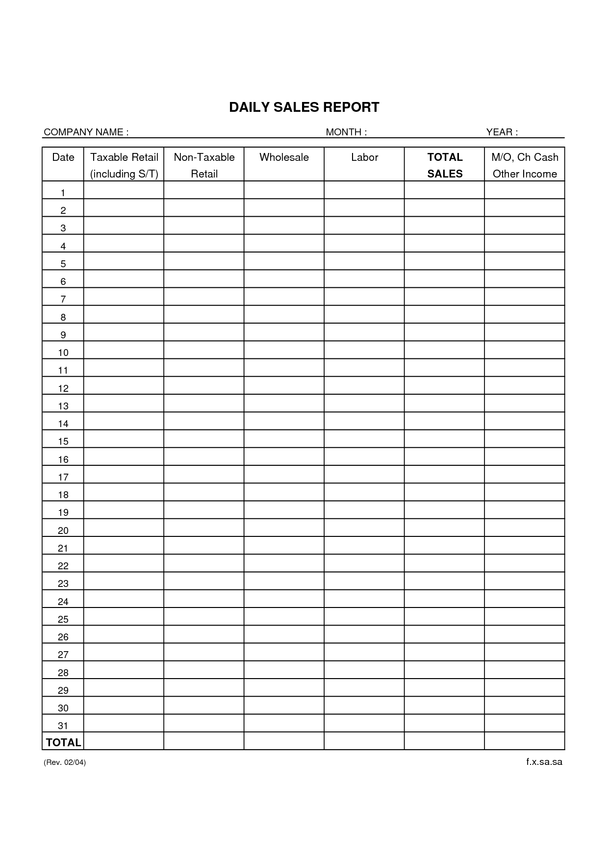 Wonderful Daily Sales Report Template Example : V M D Throughout Excel Sales Report Template Free Download