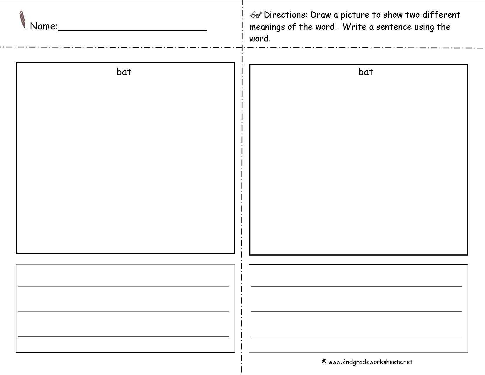 Wonders Second Grade Unit Two Week Five Printouts Pertaining To Making Words Template